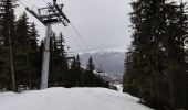 Tocht Sneeuwschoenen Peisey-Nancroix - direction les arc 1800 raquette - Photo 2