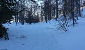 Trail Snowshoes Vars - Fontbonne Cabane de l'Écuelle Refuge Napoléon  - Photo 2