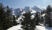 Randonnée Raquettes à neige Glières-Val-de-Borne - rochers de lechaux - Photo 3