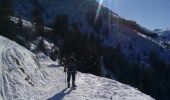 Trail Snowshoes Beaufort - la de Roselend - Photo 6