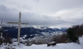 Randonnée Raquettes à neige Lans-en-Vercors - Croix de Jaume, Pas de  l Ours, Pas de Bellecombe par la crête de la forêt de Guiney - Photo 2
