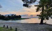 Randonnée V.T.C. Sanguinet - Sanguinet-Le lac à la tombée de la nuit - Photo 1