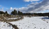 Tour Wandern Les Angles - Randonnée hivernale Angles - Yglesiette (reste village médiéval) - Photo 1