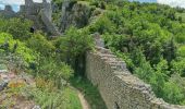 Tour Wandern Toulaud - Château de Crussol par Meyret - Photo 2