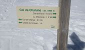 Tour Skiwanderen Taninges - pointe de Chalune  - Photo 9