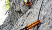 Tour Klettersteig Arvieux - via Ferrara combe la roche et pratique premier  - Photo 4