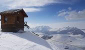 Excursión Esquí de fondo Huez - Alpes d'Huez - lac Blanc - Photo 1
