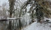 Trail Walking Ballancourt-sur-Essonne - Boucle Ballancourt / essonne sous la neige - Photo 3