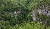 Trail Walking Saint-Christophe - Grottes des Echelles - Photo 6