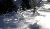 Trail Snowshoes Chamrousse - canyon saliniere court - Photo 2