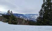 Tocht Sneeuwschoenen Bourg-Saint-Maurice - Les Arcs Chantel vers l'Altiport en boucle  - Photo 2
