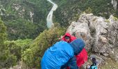 Randonnée Marche Aiguines - Grand Marges Gorges Verdon réel - Photo 3