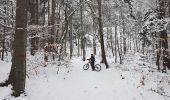 Randonnée V.T.T. Seyssins - Seyssins - Poussebou en vttae dans la neige - Photo 3