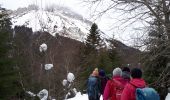 Tour Schneeschuhwandern Le Sappey-en-Chartreuse - Eimendras du dessus en circuit - Photo 3