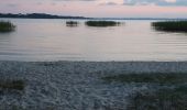Randonnée V.T.C. Sanguinet - Sanguinet-Le lac à la tombée de la nuit - Photo 12
