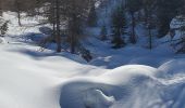 Randonnée Raquettes à neige Ceillac - ceillac ravin du clos des oiseaux 11kms 506m  - Photo 3
