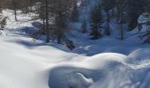 Excursión Raquetas de nieve Ceillac - ceillac ravin du clos des oiseaux 11kms 506m  - Photo 3