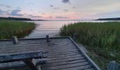 Randonnée V.T.C. Sanguinet - Sanguinet-Le lac à la tombée de la nuit - Photo 10
