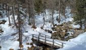 Trail Snowshoes Bardonecchia - MS G1 Le Melezet- refuge Re Maggi- lac vert - Photo 5