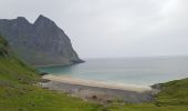 Excursión Senderismo Krystad - kvalvika (plage) - Photo 2