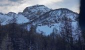 Trail Snowshoes Entraunes - Vers La Roche Trouée en raquettes - Photo 1