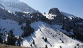 Percorso Racchette da neve Glières-Val-de-Borne - rochers de lechaux - Photo 7