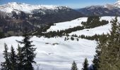 Tour Schneeschuhwandern Manigod - La Croix Colomban - Photo 7