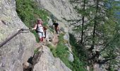 Randonnée Marche Vallorcine - MASSIF DES AIGUILLES ROUGES: LE LAC BLANC DEPUIS LE COL DES MONTETS - Photo 2