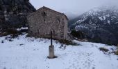 Percorso Marcia Escragnolles - Escragnolles , Rouyère chapelle Saint Matin en hiver - Photo 2