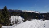 Tour Schneeschuhwandern Bellecombe - De La Guienette vers Le Crêt du Merle - Photo 2