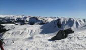 Randonnée Raquettes à neige La Giettaz - traversée par la croix et crêtes des frètes  - Photo 1