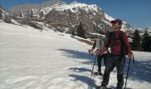 Randonnée Raquettes à neige La Giettaz - traversée par la croix et crêtes des frètes  - Photo 7