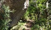 Trail Walking Vallon-Pont-d'Arc - Grottes du rocher de la Mathe - Photo 7