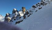 Tour Skiwanderen Les Contamines-Montjoie - col de la Cigle  - Photo 3
