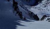 Trail Touring skiing Laval-en-Belledonne - couloir Est du sifflet et pas du pin par couloir ouest - Photo 4