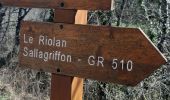 Randonnée Marche Sigale - trace cime de la cacia 30mars23 - Photo 3