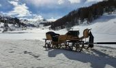 Tour Schneeschuhwandern Vars - Fontbonne - Col de Vars A/R - Photo 1