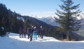 Tocht Sneeuwschoenen Hauteluce - Col des Saisies - Croix de la Coste - Signal de Bisanne - Photo 8