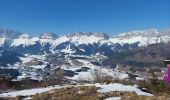 Tour Schneeschuhwandern Gresse-en-Vercors - Gresse en Vercors :pas du Serpaton-Rocher du Baconnet-Uclaire-pas du Bru - Photo 3