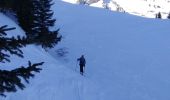 Trail Touring skiing Aime-la-Plagne - le Crêt du Rey face Est - Photo 4