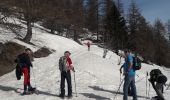 Trail Snowshoes Montricher-Albanne - Albanne - Prario -la Plagne - le Belvedere - Photo 8