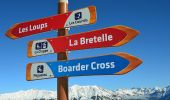 Randonnée Raquettes à neige Uvernet-Fours - Pra Loup - Entre Clappe et Coste Belle - Photo 2