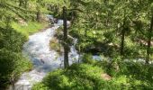 Excursión Marcha nórdica Le Monêtier-les-Bains - Lac de la douché par le tabac - Photo 2