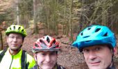 Tocht Mountainbike Lachapelle - VTT avec David et Joel au Col de la Chipotte 10/11/19 - Photo 3