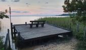 Randonnée V.T.C. Sanguinet - Sanguinet-Le lac à la tombée de la nuit - Photo 8