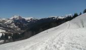 Randonnée Raquettes à neige La Giettaz - traversée par la croix et crêtes des frètes  - Photo 5