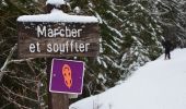 Excursión Raquetas de nieve Uvernet-Fours - Pra Loup - Cabane Forestière du Fau - Photo 1
