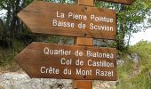 Tour Wandern Castillon - pierres pointues  - Photo 5
