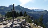 Trail Walking Glières-Val-de-Borne - BARGY: ROCHERS DE LESCHAUX AU DEPART DE CENISE - Photo 13