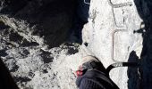 Tour Klettersteig Arvieux - via Ferrara combe la roche et pratique premier  - Photo 5